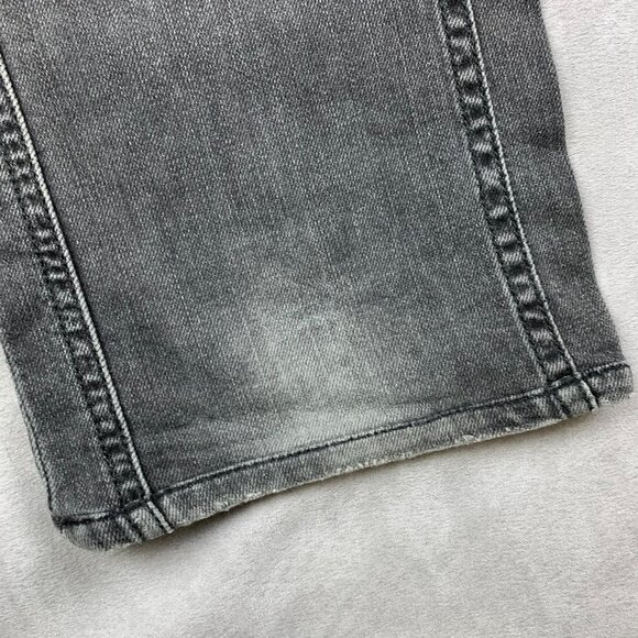 Diesel Mens Pants 32 Gray Jeans Darron Regular Slim Tapered Stretch Denim 32x32 - Picture 14 of 15